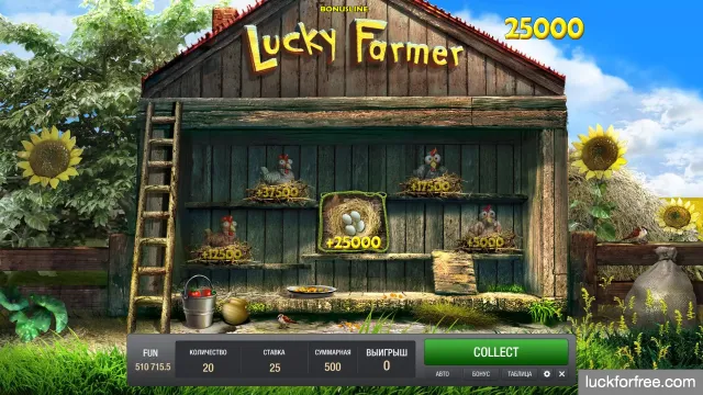 Игровые автоматы Lucky Farmer