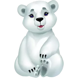 gift polar bear