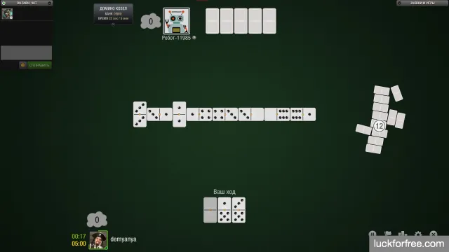 Стратегия игры в домино